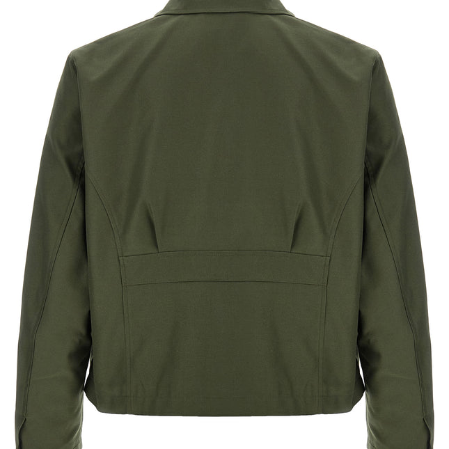 SECOND/LAYER Bicolor Polyester Full-Length Jacket
