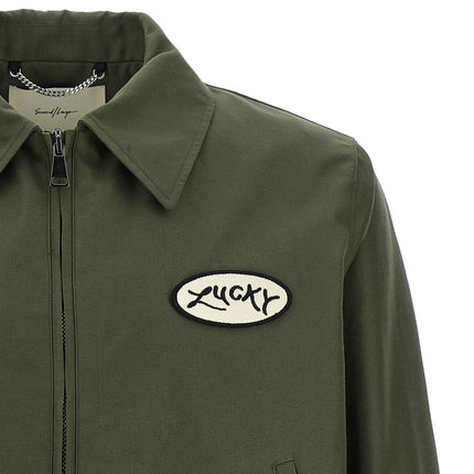 SECOND/LAYER Bicolor Polyester Full-Length Jacket
