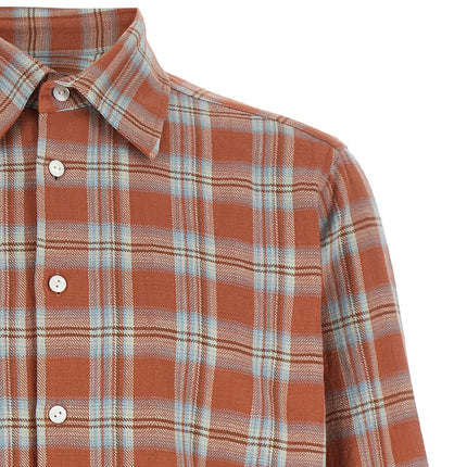 SECOND/LAYER Orange Cotton Blouse