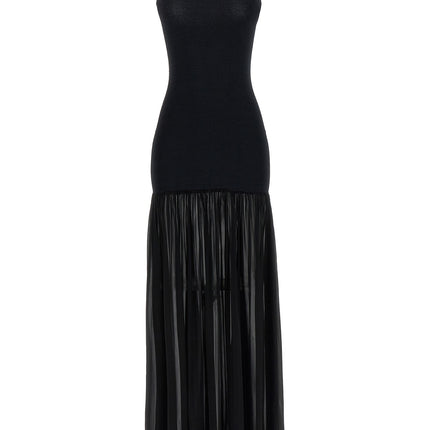 Hunza G Black Polyamide Long Dress