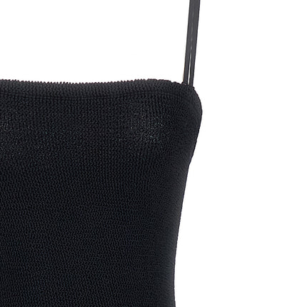 Hunza G Black Polyamide Long Dress
