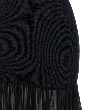Hunza G Black Polyamide Long Dress