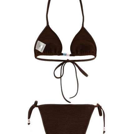 Hunza G Brown Polyamide Bikini