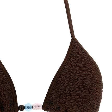 Hunza G Brown Polyamide Bikini