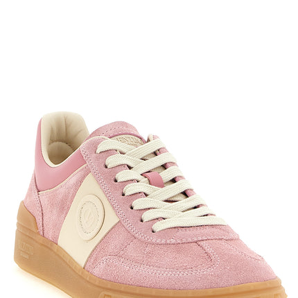 Valentino Garavani Multicolor Calfskin Low Top Sneakers