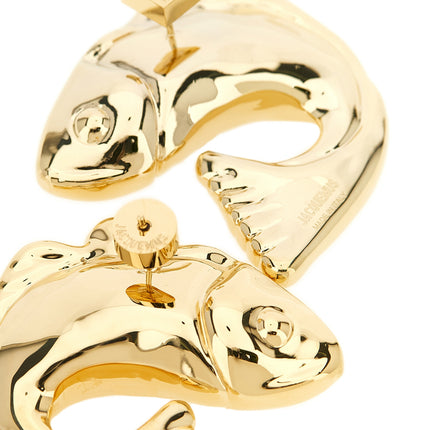 Jacquemus Gold Copper Earrings Jacquemus