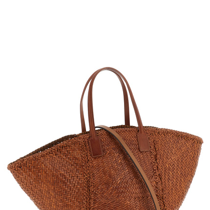 Dragon Diffusion Brown Calfskin Tote Bag
