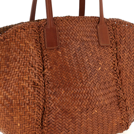 Dragon Diffusion Brown Calfskin Tote Bag