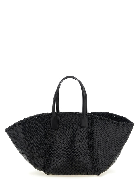 Dragon Diffusion Black Calfskin Tote Bag Dragon Diffusion