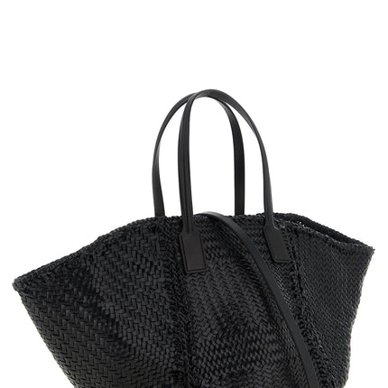 Dragon Diffusion Black Calfskin Tote Bag Dragon Diffusion