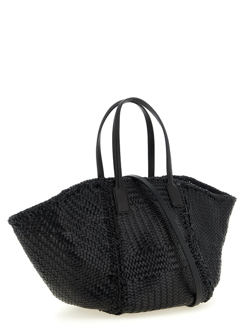Dragon Diffusion Black Calfskin Tote Bag Dragon Diffusion