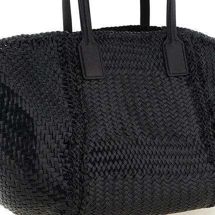 Dragon Diffusion Black Calfskin Tote Bag Dragon Diffusion