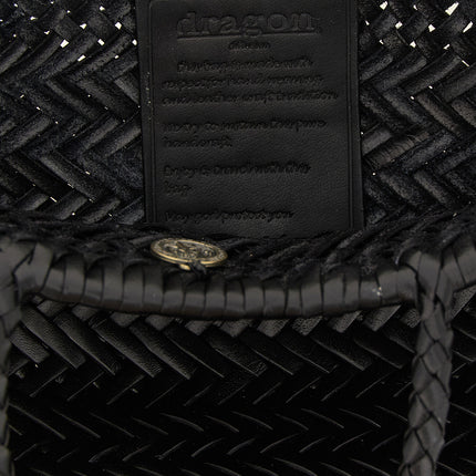 Dragon Diffusion Black Calfskin Handbag
