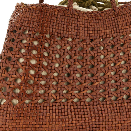 Dragon Diffusion Brown Calfskin Handbag Dragon Diffusion