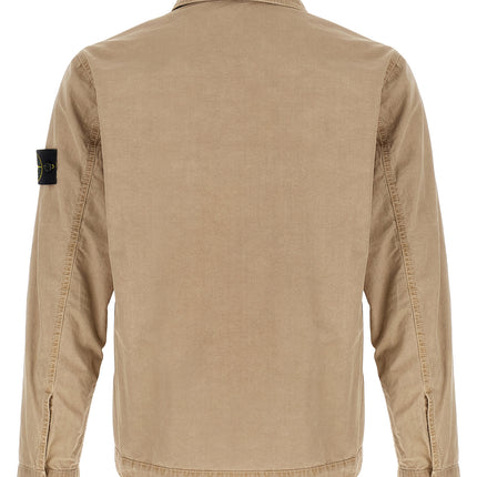 Stone Island Beige Cotton Blouse Stone Island