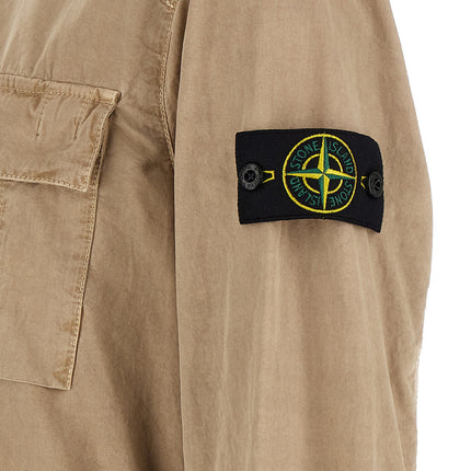 Stone Island Beige Cotton Blouse Stone Island