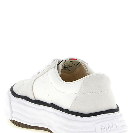 Maison Mihara Yasuhiro White Cowhide Platform Sneakers Maison Mihara Yasuhiro