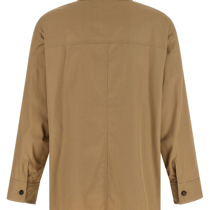'S Max Mara Beige Cotton Blouse