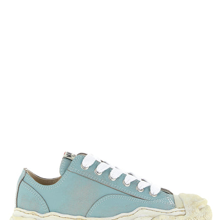 Maison Mihara Yasuhiro Blue Cowhide Low Top Sneakers Maison Mihara Yasuhiro