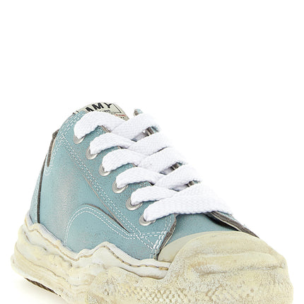 Maison Mihara Yasuhiro Blue Cowhide Low Top Sneakers Maison Mihara Yasuhiro