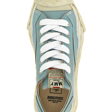 Maison Mihara Yasuhiro Blue Cowhide Low Top Sneakers Maison Mihara Yasuhiro