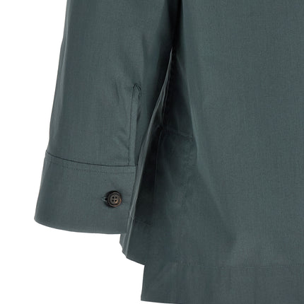 'S Max Mara Gray Cotton Blouse