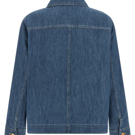 'S Max Mara Blue Cotton Denim Jacket 'S Max Mara