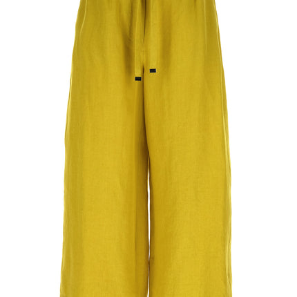 'S Max Mara Bicolor Linen Casual Pants 'S Max Mara