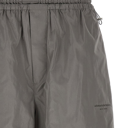 Alexander Wang Gray Polyester Athletic Pants Alexander Wang