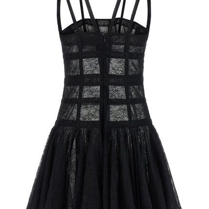 Giovanni Bedin Black Polyamide Short Dress Giovanni Bedin