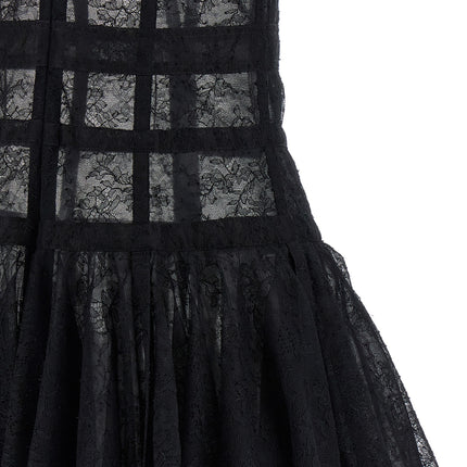 Giovanni Bedin Black Polyamide Short Dress Giovanni Bedin
