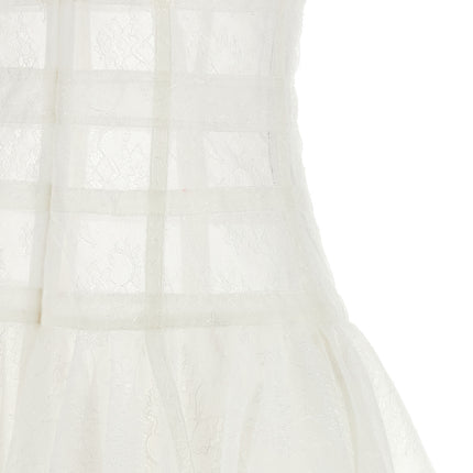 Giovanni Bedin White Polyamide Short Dress Giovanni Bedin