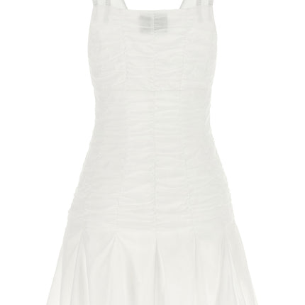 Giovanni Bedin White Cotton Short Dress Giovanni Bedin