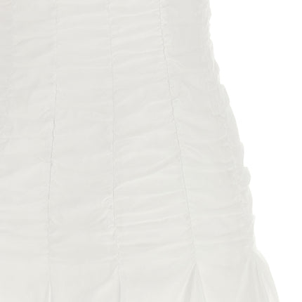 Giovanni Bedin White Cotton Short Dress Giovanni Bedin