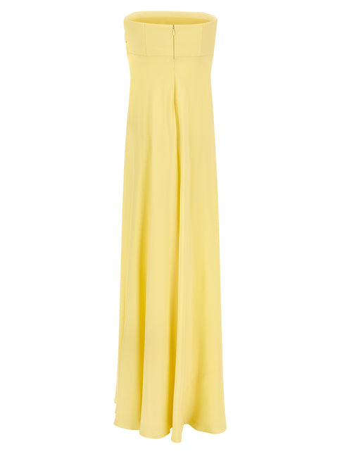 Giovanni Bedin Bicolor Silk Long Dress Giovanni Bedin