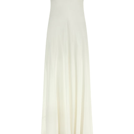Giovanni Bedin White Silk Long Dress Giovanni Bedin