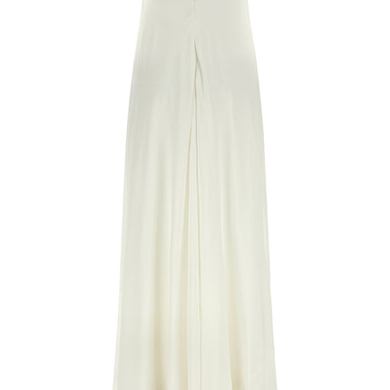 Giovanni Bedin White Silk Long Dress Giovanni Bedin
