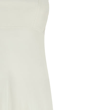 Giovanni Bedin White Silk Long Dress Giovanni Bedin