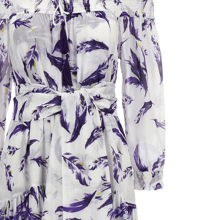 SAMANTHA SUNG Purple Cotton Long Dress SAMANTHA SUNG