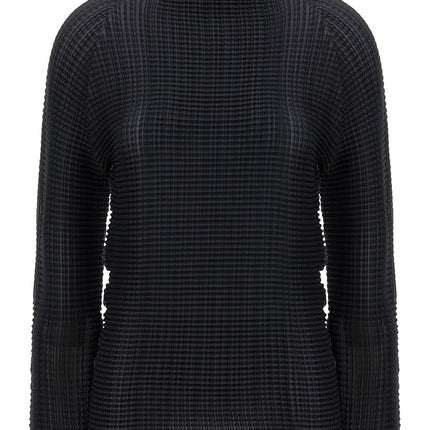 Issey Miyake Black Polyester Cardigan Issey Miyake