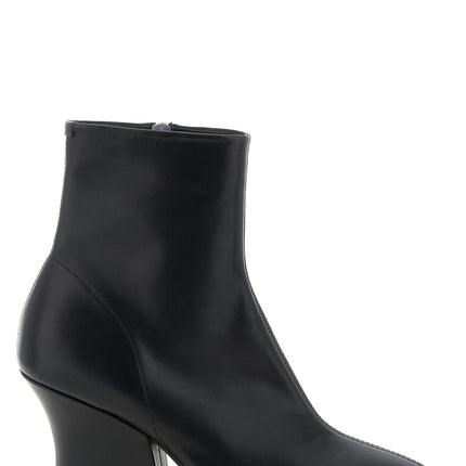 Jil Sander Black Calfskin Ankle Boots Jil Sander