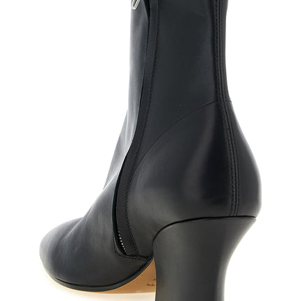 Jil Sander Black Calfskin Ankle Boots Jil Sander
