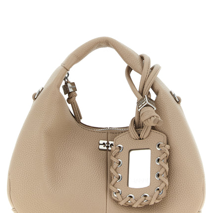 Ganni Beige Polyester Handbag