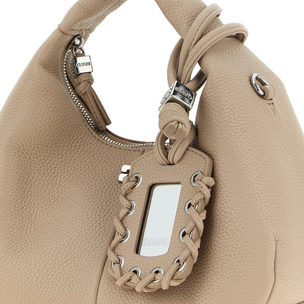 Ganni Beige Polyester Handbag