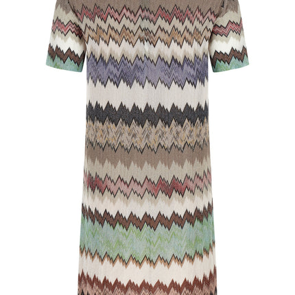 Missoni Multicolor Viscose Short Dress Missoni