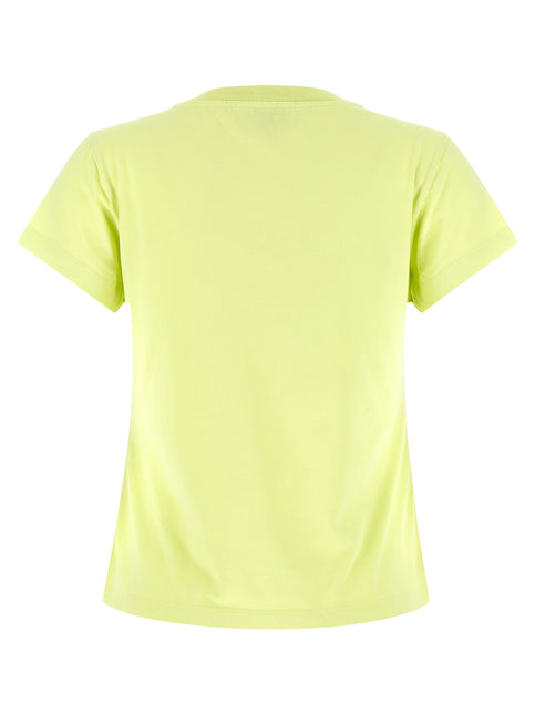 Ganni Bicolor Cotton T-Shirt Ganni