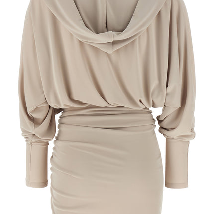 The Andamane Gray Polyester Short Dress