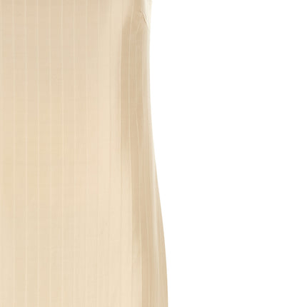 Loulou De Saison Beige Viscose Midi Dress