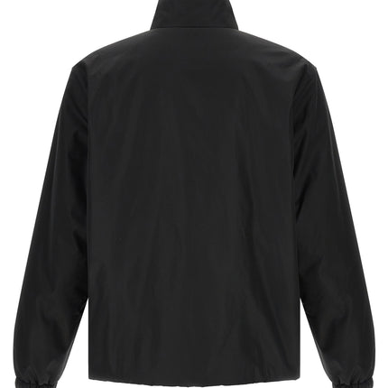 Jil Sander Black Polyester Full-Length Jacket Jil Sander
