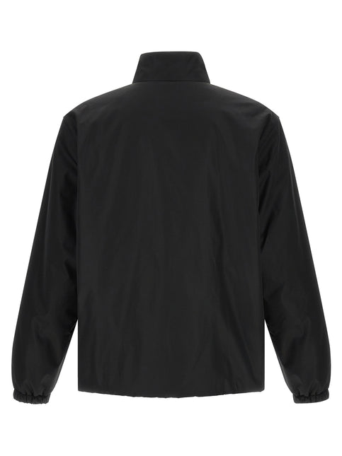 Jil Sander Black Polyester Full-Length Jacket Jil Sander